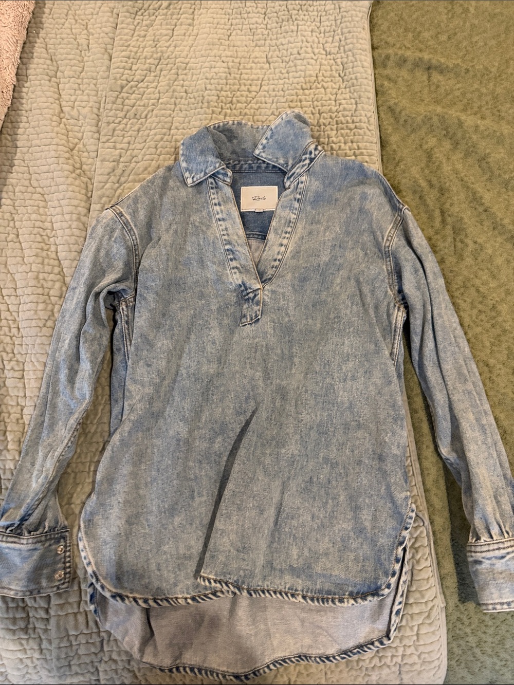 Rails Light Blue Denim Shirt